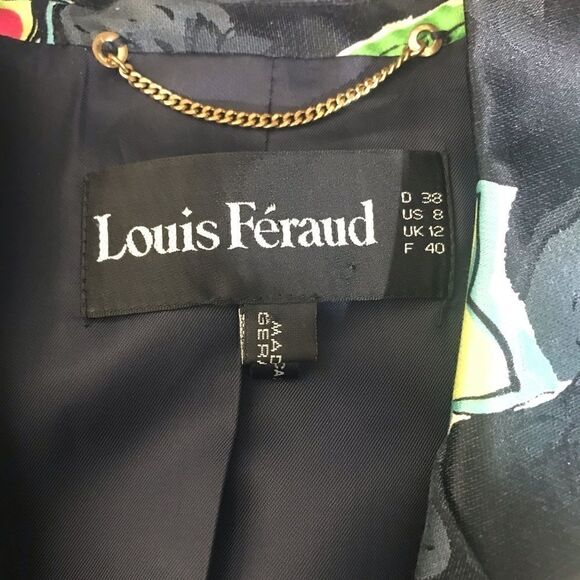 Louis Feraud Silk & Cotton Blazer - Picture 8 of 10